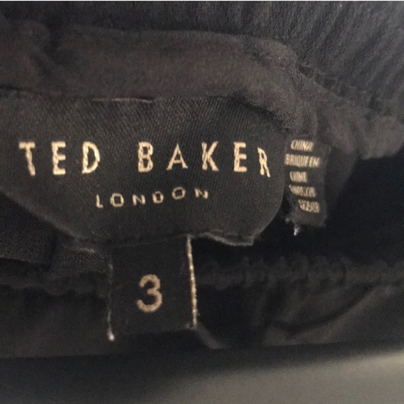 ๐ NWOT ted baker black stripe side jogger pants - Picture 2 of 3